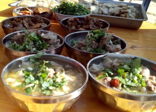 秀色可餐陕北羊肉