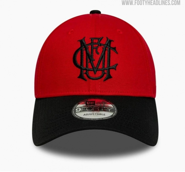 曼联联名New Era推出复古哥特帽款 MUFC字母Logo亮相