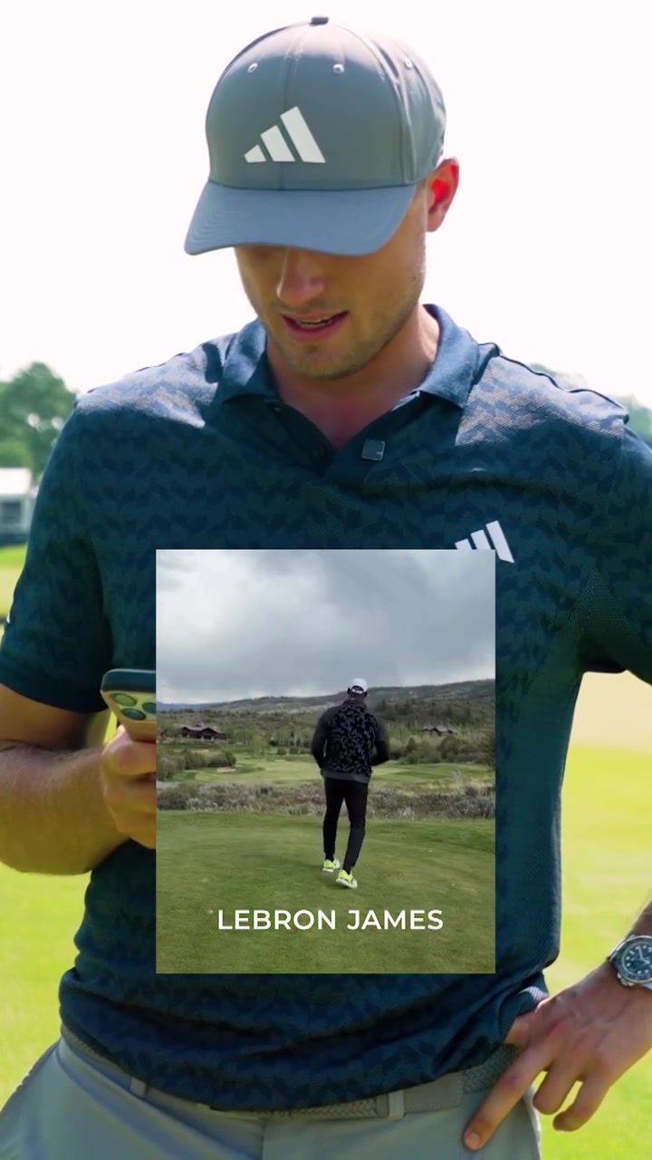 职业球手为詹姆斯高尔夫挥杆动作评分D 老詹评论：我还需努力！